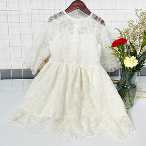 <span class=keywords><strong>Vestido</strong></span> largo <span class=keywords><strong>de</strong></span> flores <span class=keywords><strong>de</strong></span> encaje <span class=keywords><strong>de</strong></span> <span class=keywords><strong>estilo</strong></span> europeo a la moda, <span class=keywords><strong>vestido</strong></span> <span class=keywords><strong>de</strong></span> <span class=keywords><strong>primera</strong></span> comunión para niña - Product Image 4