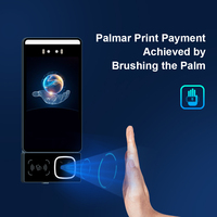 Scanner de reconnaissance des veines palmaires SMQ5, contrôle d'accès biométrique intelligent pour la gestion des présences des employés, écran tactile Android 11