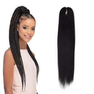 26 इंच की पूर्व-फैली हुई लौ retardant एज ब्रेडिंग बालों को आसान गर्म पानी के साथ सीधे गर्म पानी की स्थापना याकी - Product Image 3