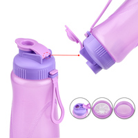 Boîte à lunch et gourde isothermes 2 compartiments en plastique sans BPA et acier inoxydable pour enfants, anti-fuite, vente en gros