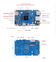 Orange Pi 5 plus/ultra orange pi 5b 1/2/4/6/8/16 GB ordinateur à carte unique Module PCIE externe WiFi-BT carte de développement de démonstration