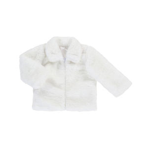 Manteau d'hiver en molleton pour filles, de couleur bordeaux, matière solide, avec doublure, vêtements d'extérieur pour enfants, pardessus pelucheux - Product Image 4