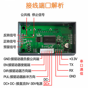 Step <b>Motor</b> <b>Controller</b> Model A 24V DC 79x43x26mm With Display And Encoder For PLC Control - Product Image 3
