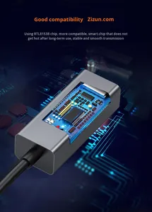 Adaptateur <span class=keywords><strong>USB</strong></span>-<span class=keywords><strong>C</strong></span> vers Ethernet/Wi-Fi Gigabit RJ45 Convertisseur Réseau <span class=keywords><strong>LAN</strong></span> pour Ordinateur Portable MacBook Pro Air Commande en Gros Prix Abordable - Product Image 3