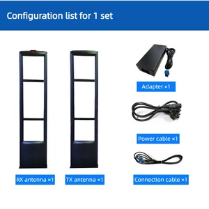 HR-TENDA sistema di fornitura di fabbrica <span class=keywords><strong>EAS</strong></span> <span class=keywords><strong>RF</strong></span> 8.2MHz <span class=keywords><strong>EAS</strong></span> porta di sicurezza antifurto cancello di allarme sistema di rilevamento - Product Image 3