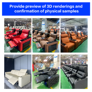 Электрическое кресло-реклайнер класса люкс для домашнего кинотеатра, мультимедийной студии, виллы, сиденья для просмотра фильмов - Product Image 4