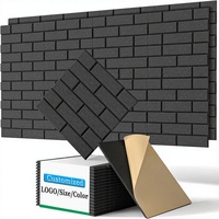 Panneaux acoustiques 100% polyester MDF, matériau d'absorption acoustique écologique, ignifuge, design moderne pour salon, hall, école