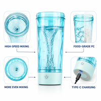 Bouteille shaker électrique 600 ml, shaker automatique pour protéines, bouteille mélangeuse rechargeable pour la salle de sport, logo personnalisé, vente en gros