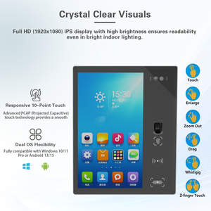 ตู้คีออสก์อัจฉริยะแบบติดผนัง ขนาดกะทัดรัด พร้อมหน้าจอสัมผั<span class=keywords><strong>ส</strong></span> HD ระบบ<span class=keywords><strong>ส</strong></span>ั่งงานด้วยตนเอง รองรับการสแกนคิวอาร์โค้ด และเ<span class=keywords><strong>ค</strong></span>รื่องอ่าน RFID - Product Image 3