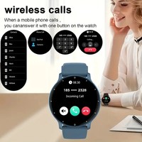 Reloj Inteligente ZL02CPro con Pantalla Táctil, Monitor de Ritmo Cardíaco, Presión Arterial, Fitness, Deporte, Salud, para Hombres y Mujeres, 1.28 Pulgadas