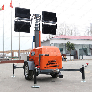 Tháp ánh sáng di động 7m chất lượng cao với đèn <span class=keywords><strong>LED</strong></span> Máy phát điện diesel hiệu quả cao - Product Image 5
