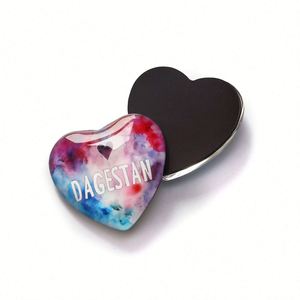 Factory Direct High Quality Customized Logo 3D Glass <b>Fridge</b> Magnet Low MOQ Souvenir Gift - Product Image 3