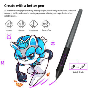 Tablette graphique à stylet sans batterie <span class=keywords><strong>HUION</strong></span> H610X 8192 niveaux, tablette graphique pour la conception graphique et le dessin - Product Image 4