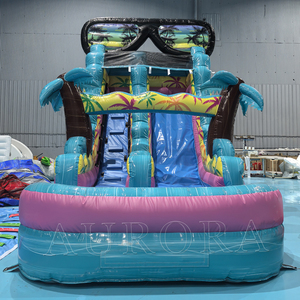 Commercial <strong>Giant</strong> <strong>Inflatable</strong> Water <strong>Slide</strong> Outdoor Playground Kids Dry slip and <strong>Slide</strong> Jumping Bouncer with <strong>Pool</strong> <strong>for</strong> Adults and Kids - Product Image 2