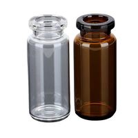 InjexMed - Frasco de Vidrio Compacto para Viajes, Bienestar Personal, Cuidado Corporal, Suero para la Piel, Envase Cosmético Líquido, Botella, Herramienta