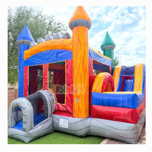 Tobogán Acuático Inflable Comercial, Castillo Hinchable Combinado con Piscina de Pelotas <span class=keywords><strong>para</strong></span> Fiestas Infantiles - Product Image 2