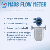 Durable Heavy-duty Coriolis Mass Flow Meter CMF Series with -0.2 Accuracy for Liquid Gas Oil Slurry Measurement at -40 to 60C