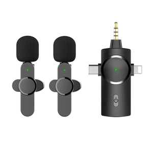 3-in-1 Plug-and-Play <strong>Wireless</strong> Lavalier <strong>Microphone</strong> Professional Light-Weight Mini Portable Type C Professional <strong>Microphone</strong> - Product Image 5