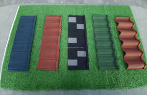 Conception étanche Feuille de <span class=keywords><strong>toiture</strong></span> résistante à la chaleur Tuiles métalliques revêtues de pierre résistantes aux UV pour pièce - Product Image 3