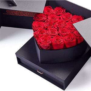 2022 A-mazon hot sale16 pcs preserved real roses in box eternal flower valentine gift box