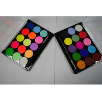 Peinture pour le visage et le corps à base d'eau, non toxique, écologique, 3g Neon 15 couleurs, pour enfants, maquillage pour fête d'Halloween