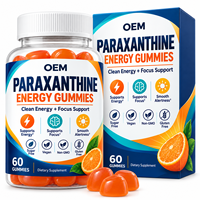 Gommes Nootropiques à la Paraxanthine, L-Théanine et Vitamines B pour l'Énergie et la Concentration Quotidiennes – Complément de Bien-être – Fournisseur en Gros OEM ODM