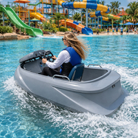 Kart de course électrique rotomoulé en LLDPE pour 2 personnes, avec batterie longue durée 2000 cycles, idéal pour le surf en mer et les parcs aquatiques - Meilleures ventes