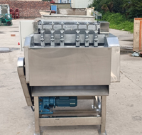 Modèle 60, 6 lames, 150 kg/h, machine à décortiquer les noix de cajou crues automatique commerciale, machine à décortiquer les noix de cajou