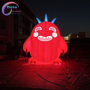 Costume de mascotte gonflable géant violet personnalisé, <span class=keywords><strong>personnage</strong></span> monstre animal gonflable pour défilé et promotion d'événements - Product Image 4