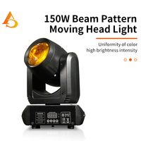 Mini 150W Beam Pattern Moving Head Light DMX512 Leichtgewichtiger Spot Gobo Bühnenbeleuchtung für DJ Disco Home Party Club Show
