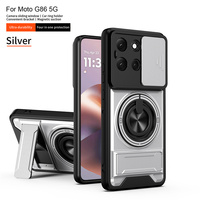 Coque de protection coulissante pour objectif de caméra Lichicase multicolores, coque de protection pour téléphone Motorola G06 G06 Power en TPU