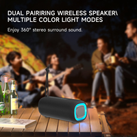 Altavoz Inalámbrico Bluetooth 5A Resistente al Agua, Mini Altavoz Portátil, Sistema de Sonido Profesional para Fiestas