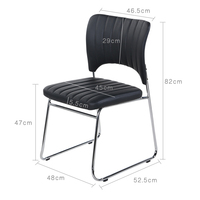 Chaise de bureau de direction empilable de haute qualité, moderne, ergonomique, avec dossier massant et assise souple, pour le bureau et l'Inde