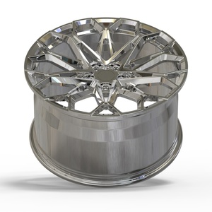 ชุดล้อแม็กซ์โครเมียมสีขาวเคลือบผงขนาด 20 นิ้ว 20/21 นิ้ว 5x120 สำหรับ C8 - Product Image 2