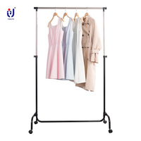 Portant à Vêtements Double Barre Réglable en Métal Acier Inoxydable, Tringle Standard pour Rangement de Vêtements, Chaussures et Sacs, Motif Carré