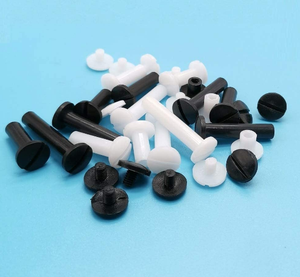 Hebilla de encuadernación para hombre y mujer de plástico blanco y negro/tornillo de remaches para álbum de fotos - Product Image 6