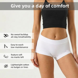 Ventes en gros de sous-vêtements en coton pour femmes, caleçons respirants pour femmes, boxers sans couture, culottes pour un confort quotidien - Product Image 5
