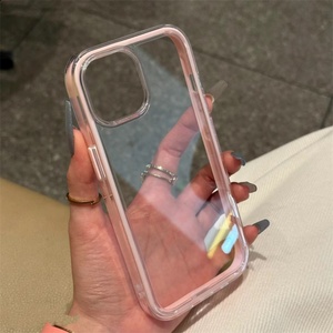 เคสโทรศัพท์มือถือดีไซน์เกาหลีสุดฮิตสำหรับผู้หญิง สีลูกกวาดใส สำหรับ iPhone 16 15 14 13 12 11 Pro Max Plus - Product Image 3