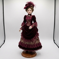Robe en dentelle victorienne pour poupée BJD 1/4, costume de poupée articulée, jouet de collection à expédier