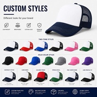 Gorra Trucker de Espuma con Logotipo Personalizado, Malla Trasera, Gorra de Béisbol Promocional para Impresión y Bordado, Gorra en Blanco Unisex, OEM, Venta al Por Mayor