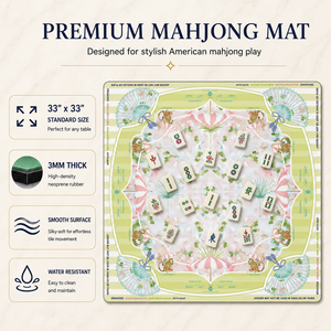 Esthetische luxe opvouwbare draagbare Mahjong poker speelmat antislip waterdicht antistatisch milieuvriendelijk duurzaam modern design - Product Image 1