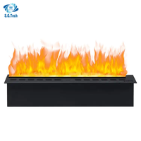 Cheminée électrique à vapeur d'eau encastrée de haute qualité avec contrôle WIFI, meuble TV et humidificateur, en promotion