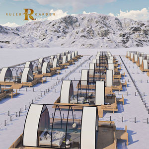 Tenda da Glamping di Lusso per Campeggio all'Aperto con Ampio Spazio per Famiglie e Balcone Esterno Antivento - Product Image 1