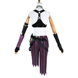 Costume <span class=keywords><strong>LOL</strong></span> Jinx per Donna, Abbigliamento per Cosplay, Cintura, Outfit per Feste a Tema Anime, Carnevale e Halloween - Product Image 2
