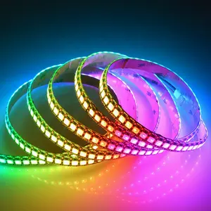 DC5V IP30 65 67 Dream Color SMD5050 WS2812B 144leds/m Addressable RGB LED Strip 5V Digital RGB LC8812B Led Pixel Stripe Light