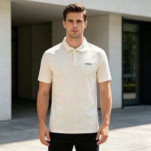 เสื้อโปโลผ้าขนหนู OEM สำหรับผู้ชาย, เสื้อโปโลลำลองแขนสั้นแบบกำหนดเองสำหรับผู้ชาย, เสื้อผ้าผู้ชายผ้าเทอร์รี่ 100% คอตตอน 360 กรัม ทรงหลวม - Product Image 2