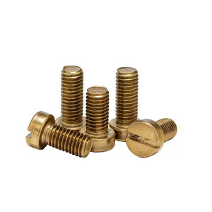 Vis de machine à tête fraisée fendue en laiton ASME B18.6.3, haute qualité, prix usine, vente chaude - Product Image 2