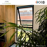 Vente mondiale en promotion : Stores à lamelles en alliage d'aluminium moderne de haute qualité pour cuisines extérieures et villas, coupe-vent et pliables