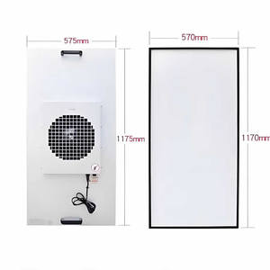 Unidad de Filtro de Ventilador FFU con Filtro HEPA H13 H14, Purificador de Aire de Flujo Laminar para Cultivo de Hongos en Sala de Inoculación - Product Image 3