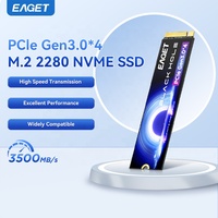 EAGET SP3000-9 Vente en gros SSD Nvme M.2 PCie Gen3.0*4 2280 256/512GB/1T Disque dur SSD 3500MB/S Disques durs internes SSD